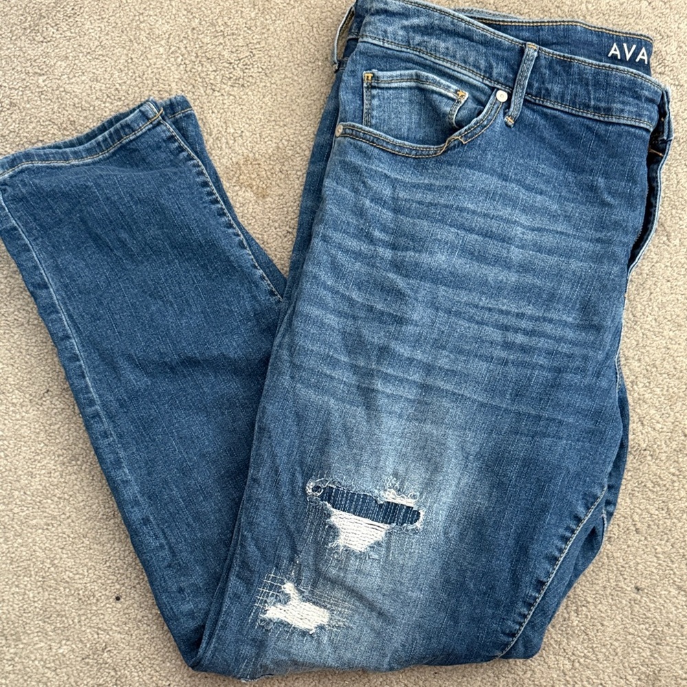 Ava & Viv Blue Skinny Jeans
